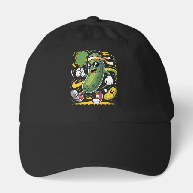 Pickle Playing Pickleball Hat (Front)