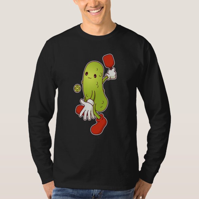 Pickle Playing Pickleball T-Shirt (Front)