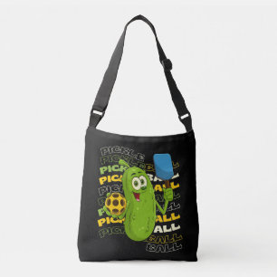 Pickle Power! Cute Pickleball Kids Crossbody Bag