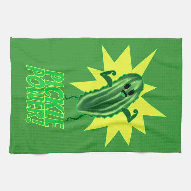 Pickle Power! Towel (Horizontal)