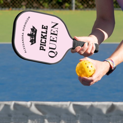 Pickle Queen Custom Name Pickleball Paddle