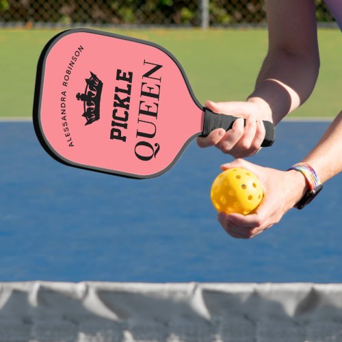 Pickle Queen personalized pickleball paddle