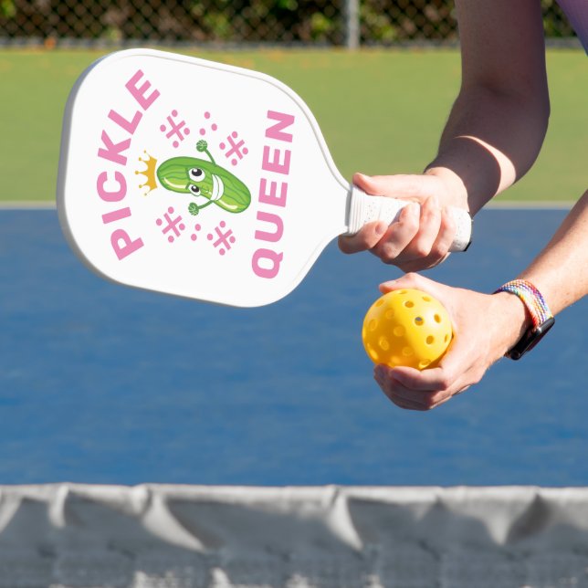 Pickle Queen Pink Sports Accessories Pickleball Pa Pickleball Paddle (Insitu)