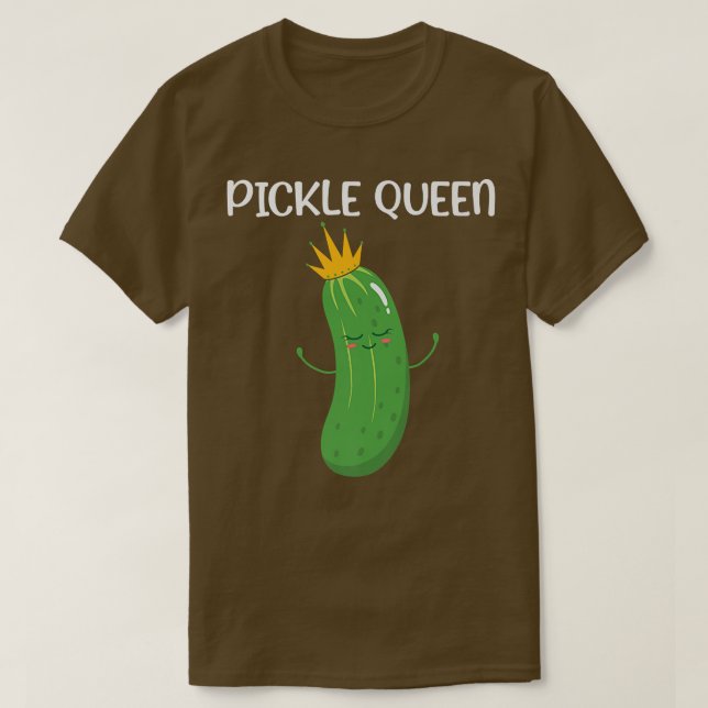 Pickle Queen Vegan  T-Shirt (Design Front)