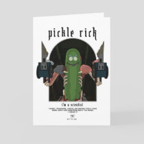Pickle Rick - I'm A Scientist Quote Graphic Card