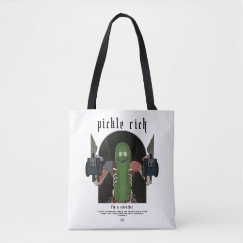 Pickle Rick _ Im A Scientist Quote Graphic Tote Bag