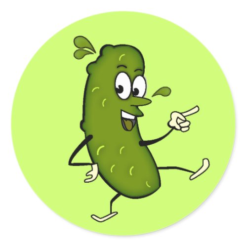 A Cartoon Pickle