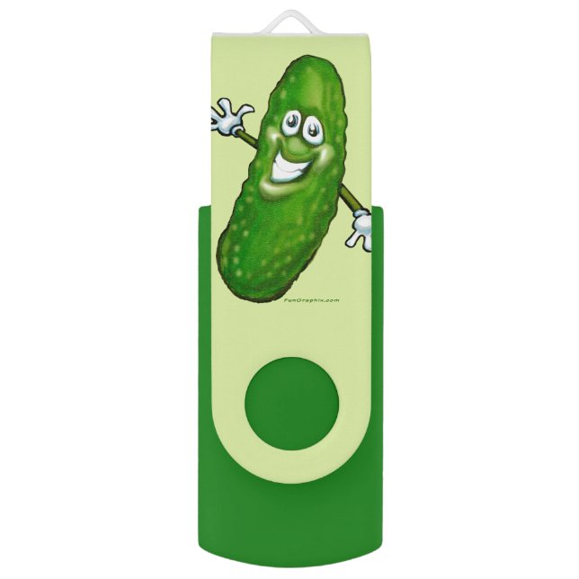Pickle USB Flash Drive (Back (Vertical))