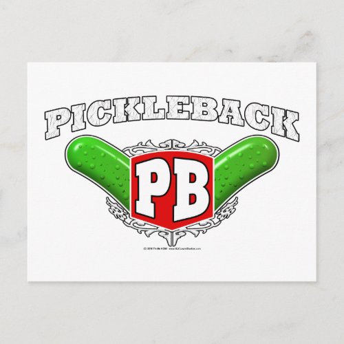 Pickleback Logo Postcard