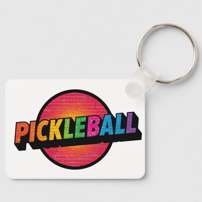 Pickleball  Acrylic Keychain (Front)