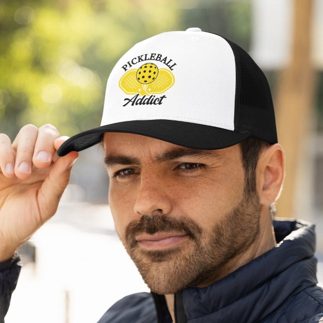 "Pickleball Addict – Funny Pickeball Trucker Hat (Creator Uploaded)