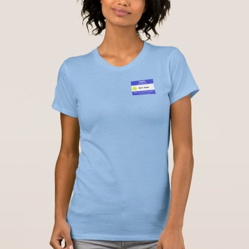 Pickleball Addicts Anonymous Name Tag T_Shirt