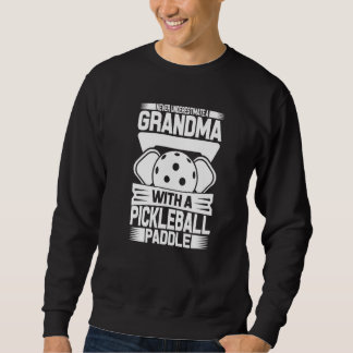 Pickleball Aiming Paddle Pickleball Player Fun Hob Sweatshirt