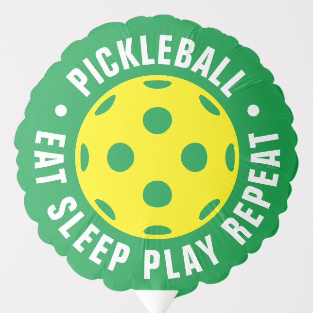 Pickleball air balloon party decoration (Front)