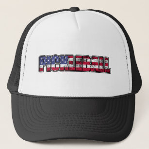 Pickleball American Flag Trucker Hat