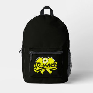 Pickleball Apparel Players Printed Backpack