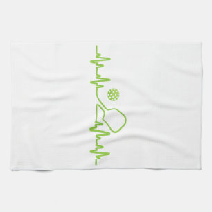 Pickleball Art For Men Women Pickle Ball Picklebal Kitchen Towel