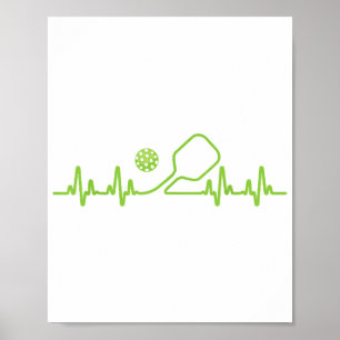 Pickleball Art For Men Women Pickle Ball Picklebal Poster