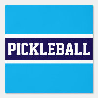 PICKLEBALL Athletic Navy Azure Blue White Stripes