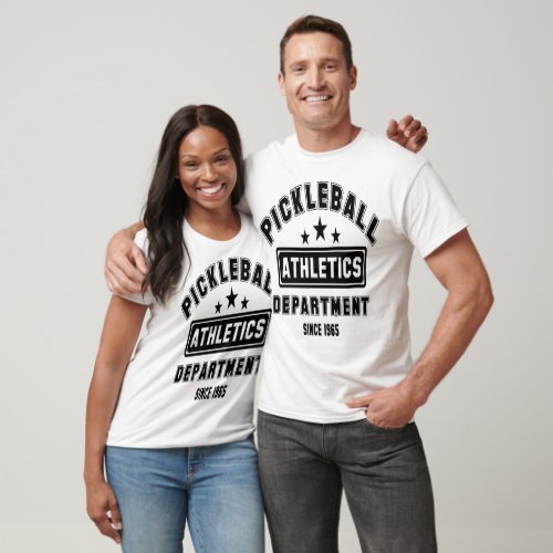 Pickleball Athletics Department T_Shirt