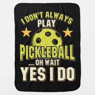 Pickleball Baby Blanket