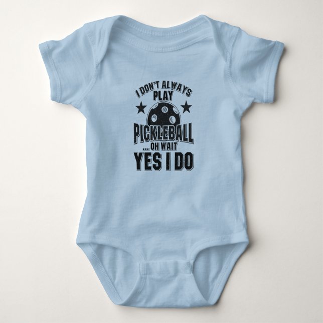 Pickleball Baby Bodysuit (Front)