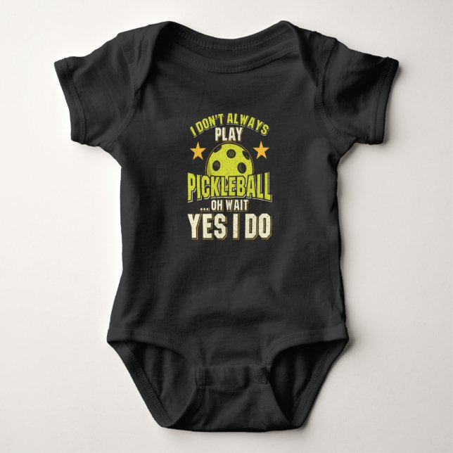 Pickleball Baby Bodysuit (Front)