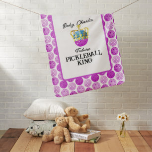 Pickleball Baby for New Parent Pickleballers Blanket