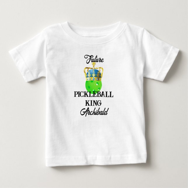 Pickleball Baby for New Parent Pickleballers T-Shirt (Front)