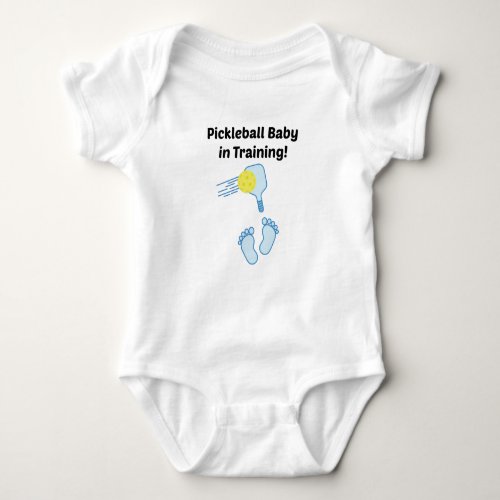 Pickleball baby in traininglove Pickleball baby  Baby Bodysuit