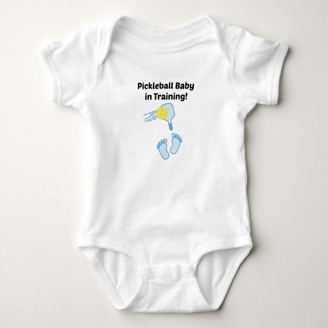 Pickleball baby in training!,love Pickleball baby  Baby Bodysuit (Front)