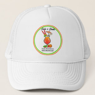 Pickleball Bachelorette Wedding Dinks & Drinks Trucker Hat