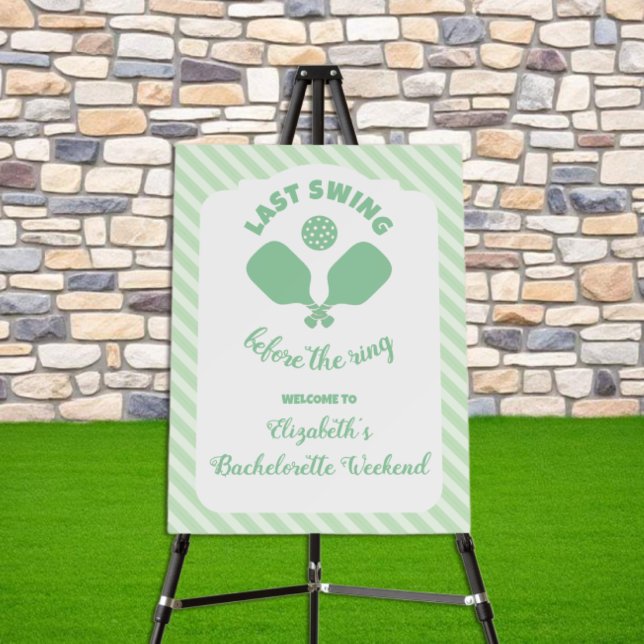 Pickleball Bachelorette Weekend Foam Board (Creator Uploaded)