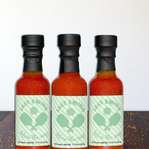 Pickleball Bachelorette Weekend Hot Sauces