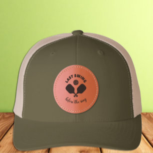 Pickleball Bachelorette Weekend Leather Patch Hat