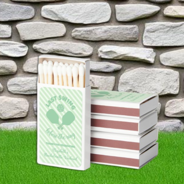 Pickleball Bachelorette Weekend Matchboxes (Creator Uploaded)