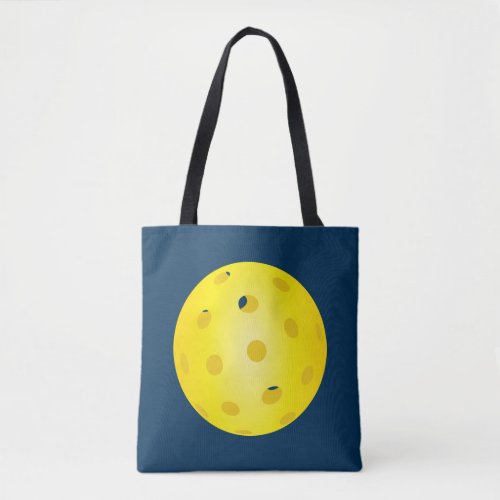 Pickleball Ball Patterned Double Sided Tote Bag