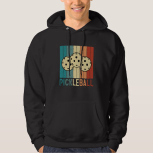 Pickleball Ball Retro Vintage 70's 80's 14 Hoodie