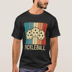 Pickleball Ball Retro Vintage 70's 80's 6 T-Shirt