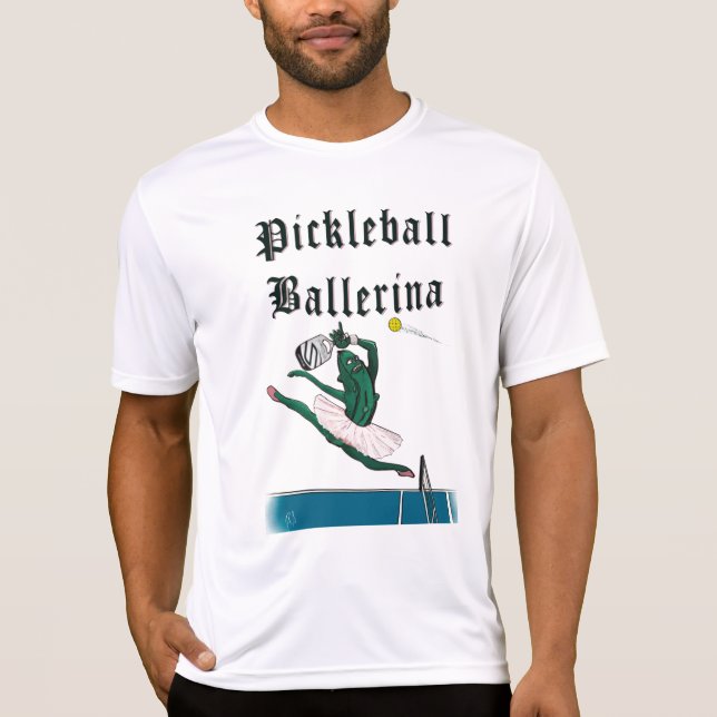 Pickleball Ballerina T-Shirt (Front)