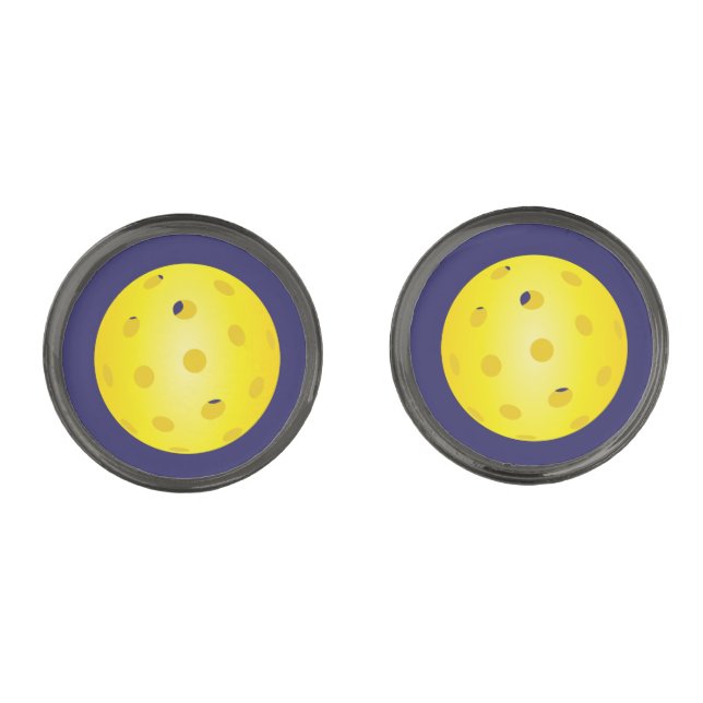 Pickleball Balls Cufflinks (Front)