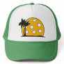 Pickleball Beach Sunset Trucker Hat