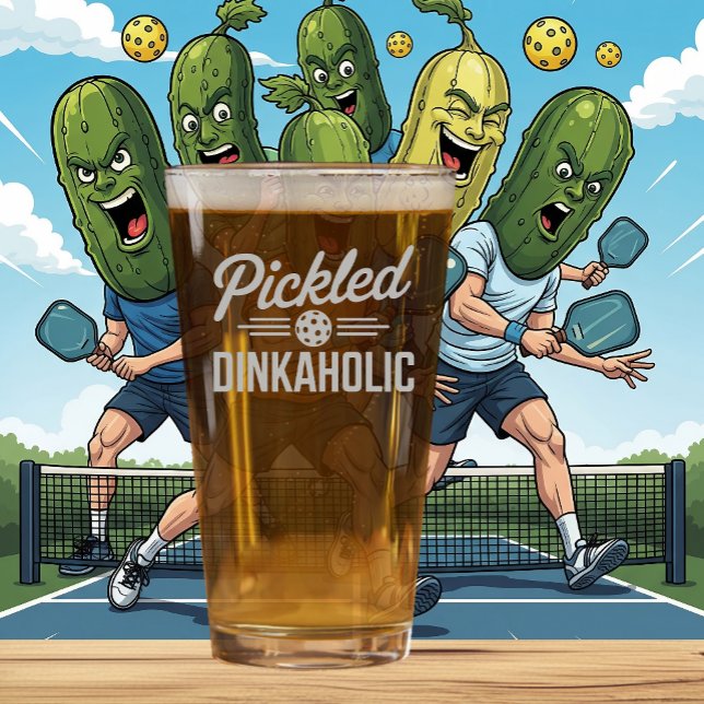Pickleball Beer Glass For Pickled Dink Fanatics (Creator Uploaded)