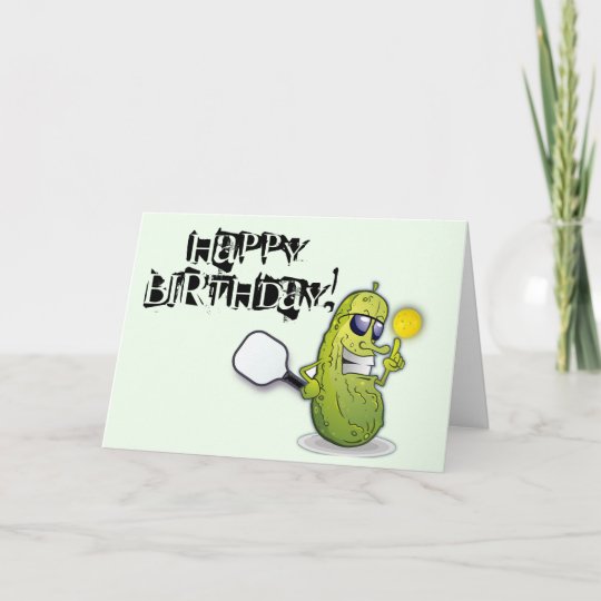 Pickleball birthday card