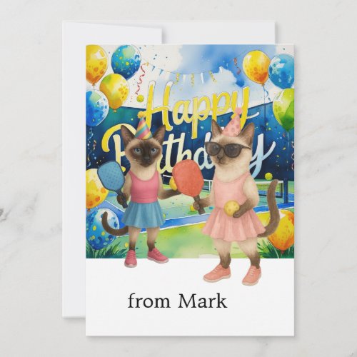 Pickleball Birthday Greeting