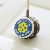 Pickleball Birthday party cake pops personalized (Front Insitu)