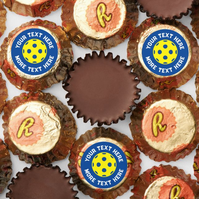 Pickleball Birthday party custom Reese's Peanut Butter Cups (Assorted)