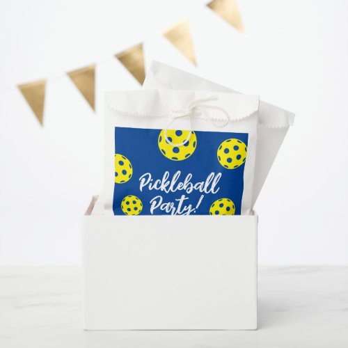 Pickleball Birthday party favor bags for treats