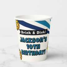 Pickleball Birthday Party Retro Vintage Player