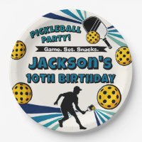 Pickleball Birthday Party Retro Vintage Player